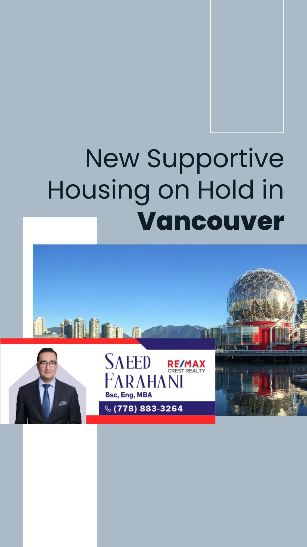 Vancouver Pauses New Supportive Housing Projects
